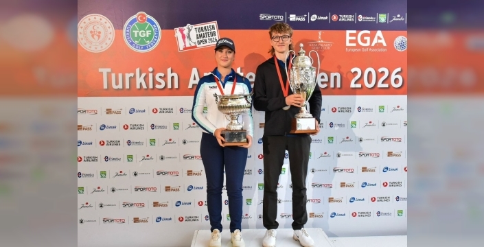 Türkiye Amatör Açık Golf Şampiyonası'nda kazananlar belli oldu