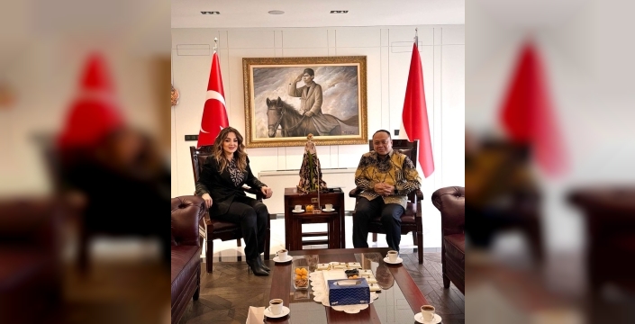 ULUSKON Başkanı Atasoy, Endonezya Büyükelçisi Purnama ile ekonomik iş birliğini masaya yatırdı