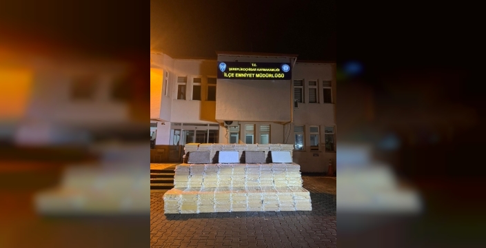Ankara'da su tanklarında gizlenmiş 1,8 milyon dolu makaron bulundu