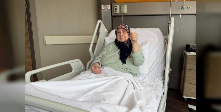 Bacağı kesilmekten kurtulan Fatma Yiğit, başarılı ameliyat sonrası sağlığına kavuştu