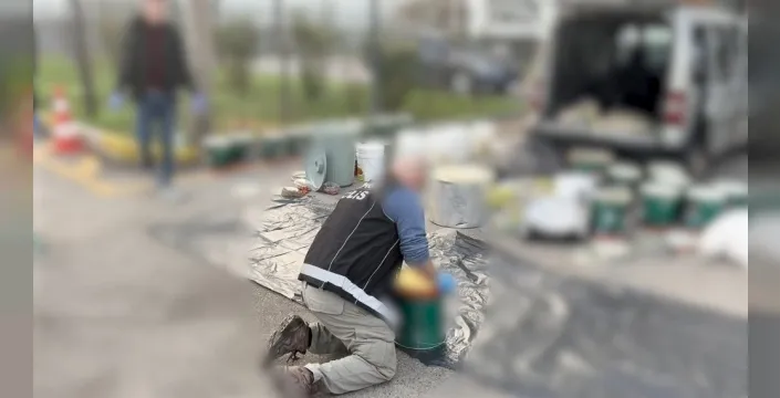 Batman'da narkotik köpeği Hector, kızartma yağları arasındaki uyuşturucuyu buldu