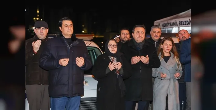 Gaziantep'te deprem şehitleri için gözyaşları sel oldu