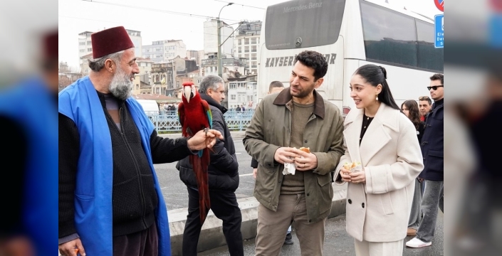 Güller ve Günahlar'da aşk Galata Köprüsü'nde buluştu