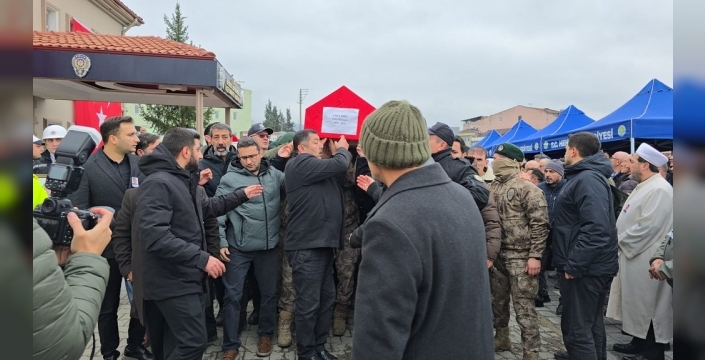 Hendek'te kazara kendini vuran polis memuru için tören düzenlendi