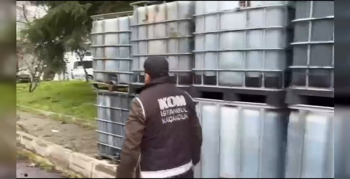 İstanbul'da dev operasyon: 242 ton kaçak akaryakıt ele geçirildi, 9 şüpheli yakalandı