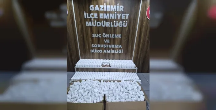 İzmir'de nefes kesen operasyon: 105 bin sentetik hap ve hassas terazi ele geçirildi, 7 kişi gözaltında!