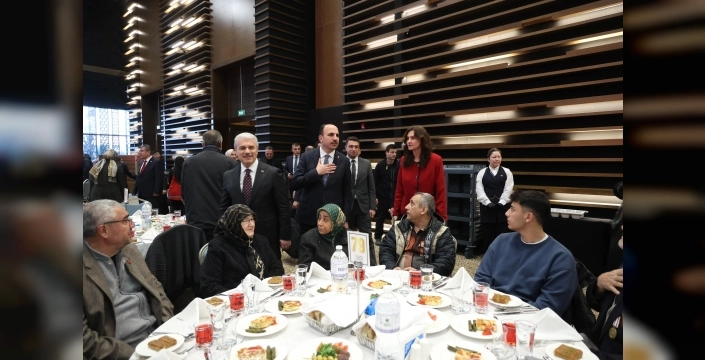 Konya'da şehit yakınları ve gaziler, iftar sofrasında buluştu