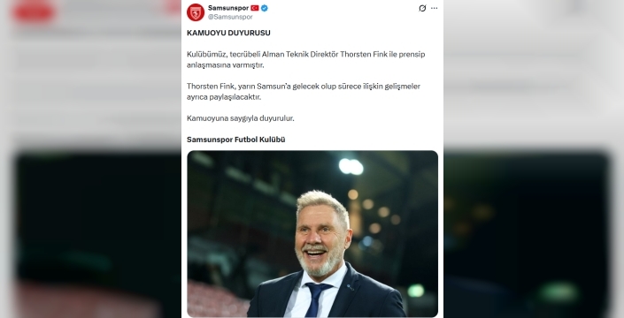 Samsunspor, Thorsten Fink ile yeni bir döneme başlıyor