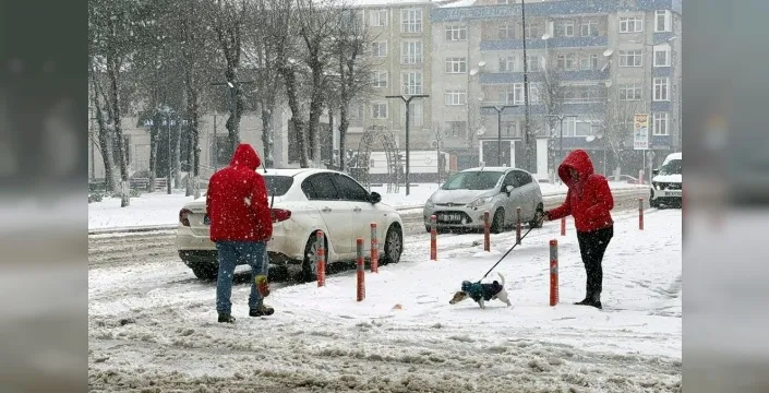 Trakya'da kar yağışı hayatı durma noktasına getirdi, okullar tatil edildi