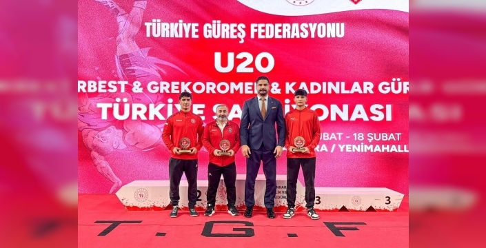 U20 serbest güreş Türkiye şampiyonası başarıyla tamamlandı