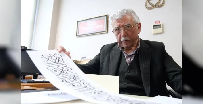 Yaşayan hazine hattat Öksüz, geleneğin izinde sanatını gençlere aktarıyor