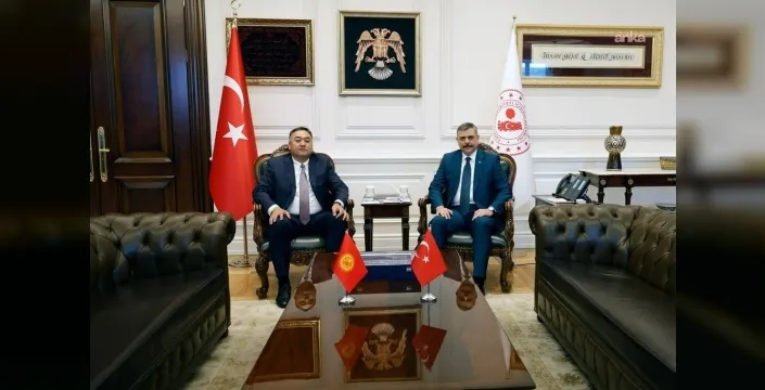 İçişleri Bakanı Çiftçi, Kırgız mevkidaşını kabul etti