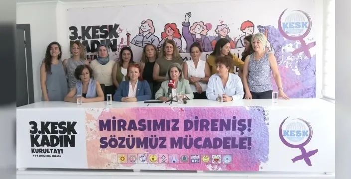 KESK'ten kadın kurultayı duyurusu
