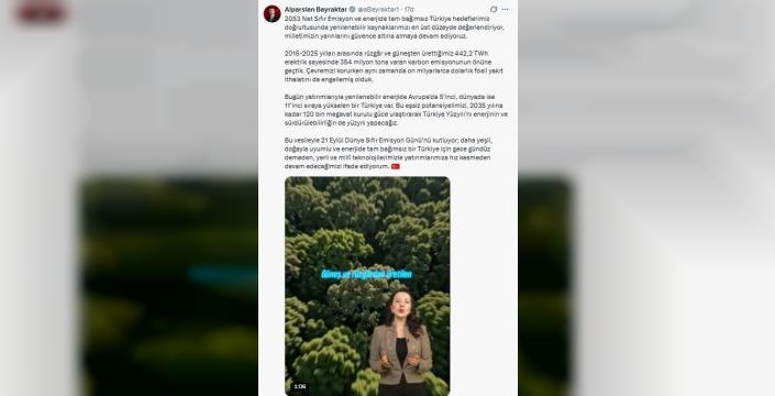 10 yılda 442,2 TWh güneş ve rüzgar enerjisi üretildi