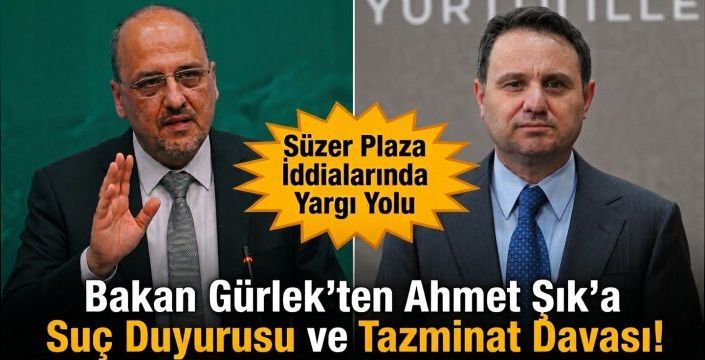 Akın Gürlek'ten Ahmet Şık'a Suç Duyurusu ve Tazminat Davası!