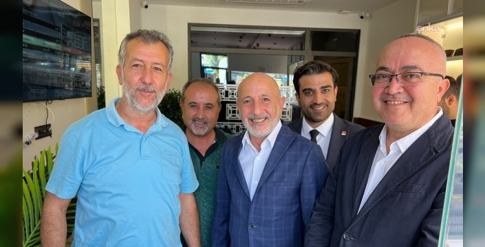 Ali Öztunç, Kahramanmaraş'ta esnafla bir araya geldi