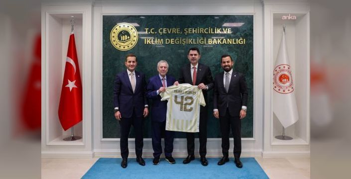 Aziz Yıldırım, Bakan Kurum'u ziyaret etti