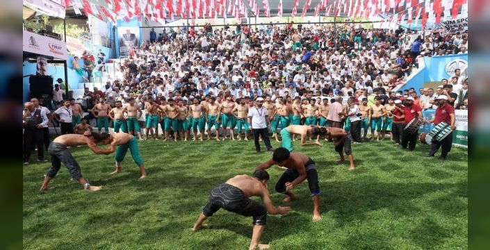 Bertiz Boyalı Şalvar Güreşleri 30. kez düzenlendi