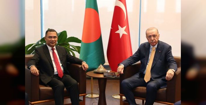 Cumhurbaşkanı Erdoğan, Bangladeş Başbakanı Rahman ile görüştü