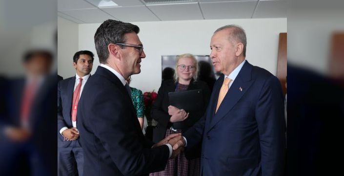 Cumhurbaşkanı Erdoğan, İngiltere Başbakanı Burnham ile görüştü