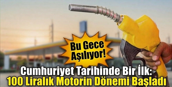 Cumhuriyet Tarihinde Bir İlk: 100 Liralık Motorin Dönemi Başladı