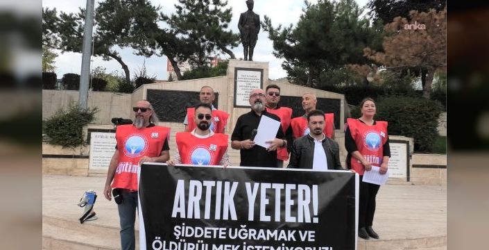 Eğitim-İş'ten okullarda şiddete tepki