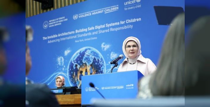 Emine Erdoğan, ABD'de iklim ve çocuklar hakkında konuştu