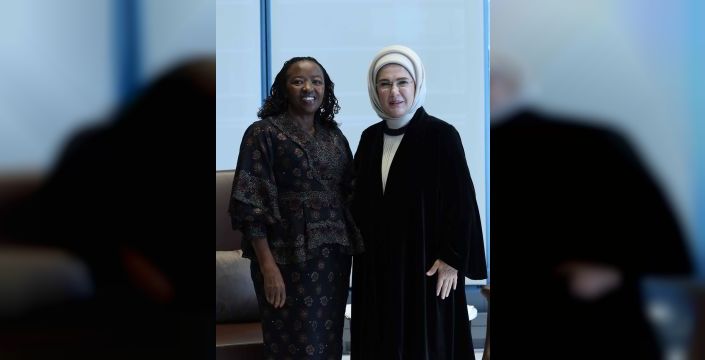 Emine Erdoğan, Kenya first lady'si ile görüştü