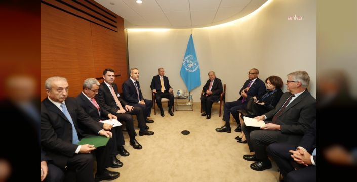 Erdoğan BM Genel Sekreteri Guterres ile görüştü