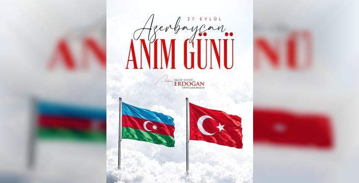 Erdoğan'dan Azerbaycan anma günü mesajı