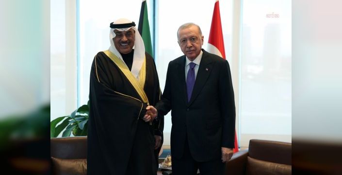 Erdoğan, Kuveyt Veliaht Prensi'ni New York'ta kabul etti