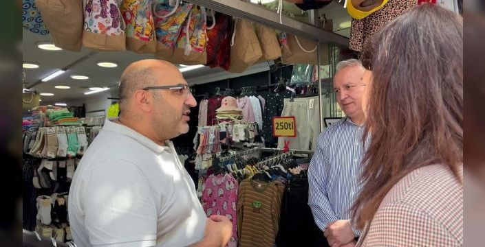 Esnaf, YENİ Parti vekiline ekonomik sıkıntıları anlattı