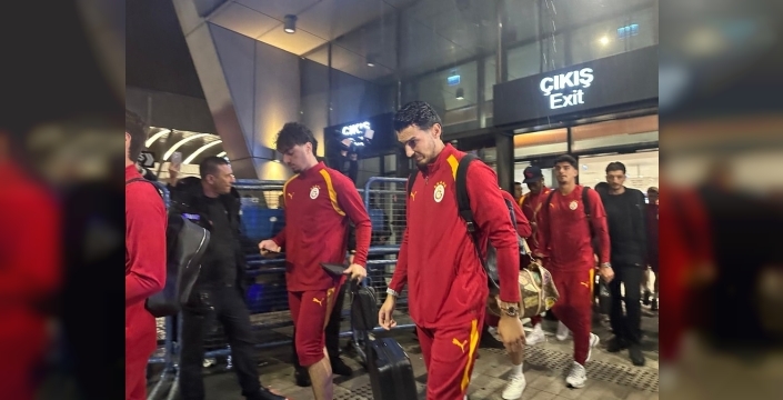 Galatasaray takımı Trabzon'a ulaştı