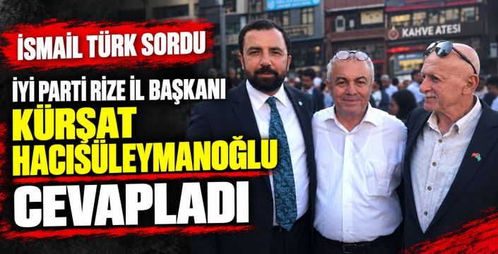 İYİ Parti Rize İl Başkanı Hacısüleymanoğlu, Rize’nin Sorunlarını Gündeme Taşıdı