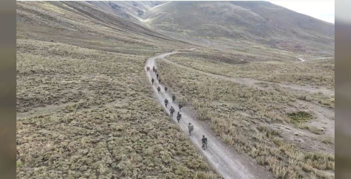 Komandolar Somalili askerlerle Erciyes'e tırmandı
