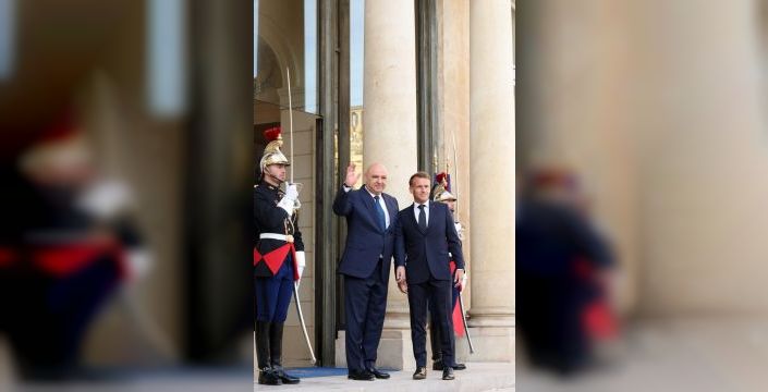 Lübnan Cumhurbaşkanı Avn, Macron ile ikili ilişkileri görüştü