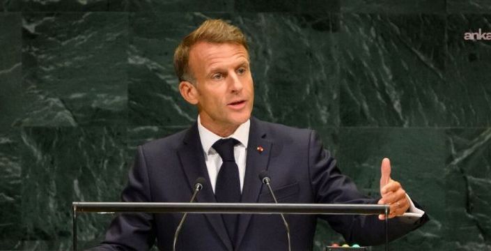 Macron, Gazze barış planını eleştirdi ve insani yardıma dikkat çekti