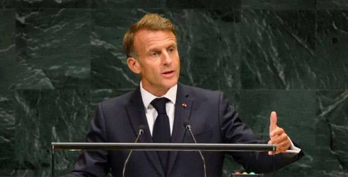 Macron: Gazze'deki durum utanç verici