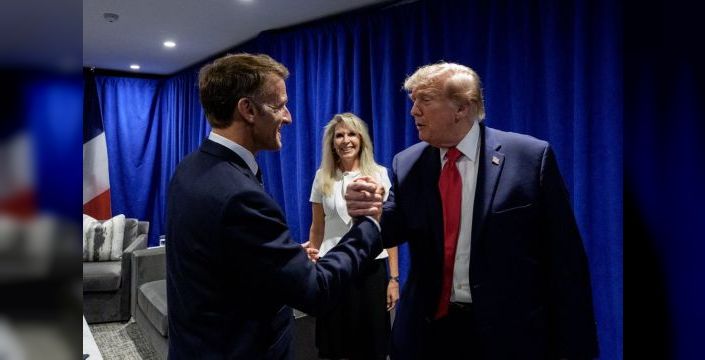 Macron ve Trump New York'ta görüştü