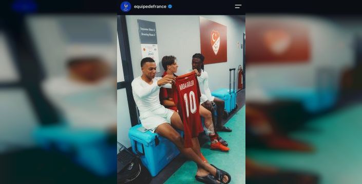 Mbappe, Arda Güler ile sosyal medyada paylaşımlarda bulundu