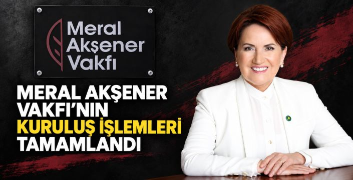 Meral Akşener Vakfı Faaliyete Geçiyor: İşte Yeni Logosu
