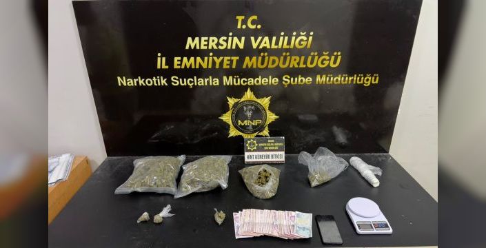 Mersin'de uyuşturucu operasyonunda 3 kişi tutuklandı
