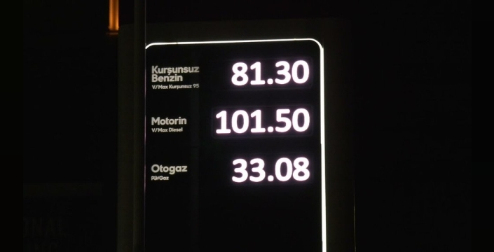 Motorin fiyatı Ankara'da 101,50 liraya ulaştı