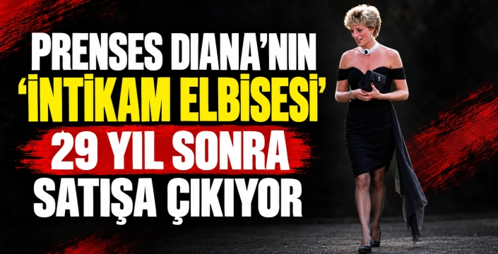 Prenses Diana'nın 'intikam elbisesi' 29 yıl sonra müzayedede