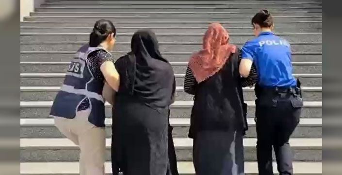 Samsun'da 70 bin liralık hırsızlık yapan 2 kadın tutuklandı