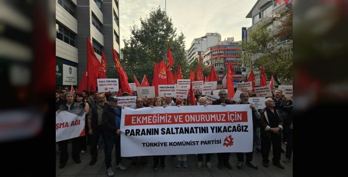 TKP, emekli Ali Şekeroğlu için eylem yaptı