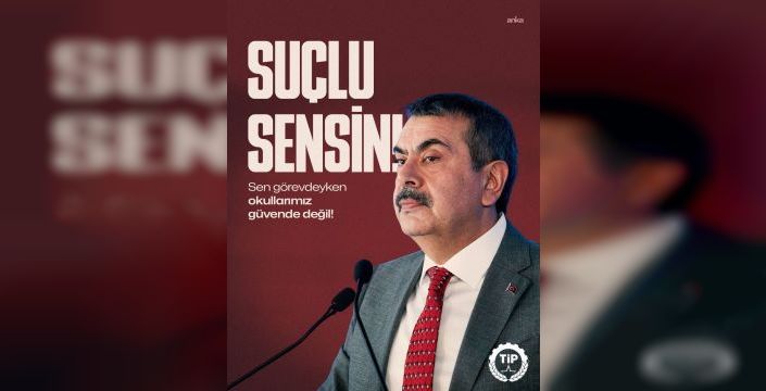 Türkiye İşçi Partisi'nden Bakan Tekin'e istifa çağrısı