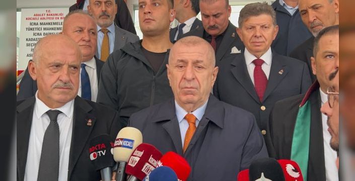 Ümit Özdağ, Kocaeli'de tehdit davasında ifade verdi
