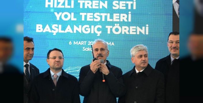 Yerli hızlı trenin seri üretimi başladı