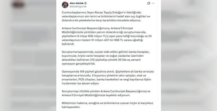 39 ilde 'nitelikli dolandırıcılık' operasyonunda 159 gözaltı